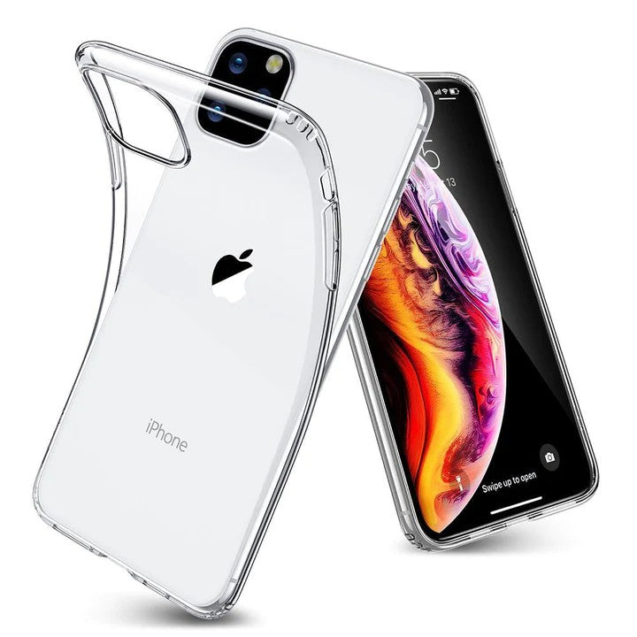 Husa de protectie compatibila cu Apple iPhone 11 Pro, Flippy, Tpu, Transparent - vivimall.ro
