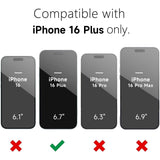 Husa de Protectie Matte TPU, Vivimall, pentru Apple iPhone 16 Plus, Protectie Camera, Antisoc, Antizgariere, Antialunecare, Acoperire Completa, Albastru - vivimall.ro