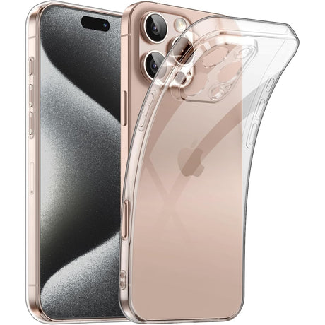 Husa de Protectie, Compatibila cu Apple iPhone 16 Pro, TPU, Antisoc, Rezistenta la Impact, Protectie Camera, Transparenta - vivimall.ro