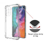 Vedere spate husă TPU transparentă Samsung A53 5G, suprafață rezistentă la zgârieturi