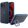 Husa de Protectie, Flippy, Bracket Series, pentru Apple iPhone 14 Plus, cu Suport si Protectie Camera, Albastru - vivimall.ro