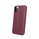 Husa de protectie Flippy compatibila cu Apple iPhone 11 Magnet Book Case Bordo - vivimall.ro