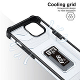 Husa de protectie Flippy compatibila cu Apple iPhone 13 Mini Acrylic Armor cu suport Negru - vivimall.ro