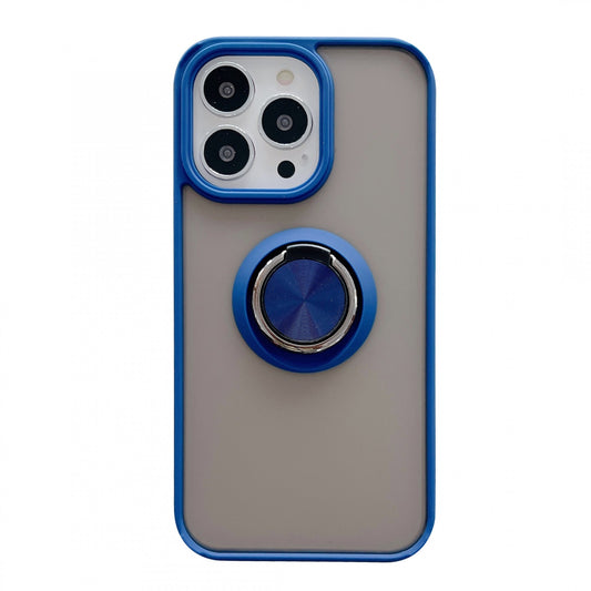 Husa de protectie Vivimall compatibila cu Apple iPhone 13 Mini,Defender cu prindere inel,Albastru - vivimall.ro
