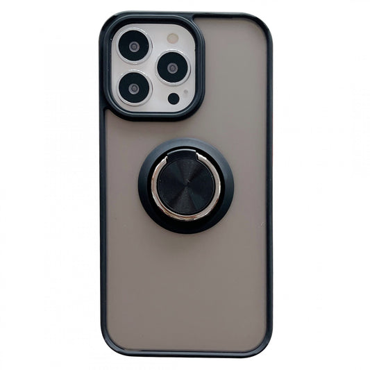 Husa de protectie Vivimall compatibila cu Apple iPhone 13 Pro,Defender cu prindere inel,Negru - vivimall.ro