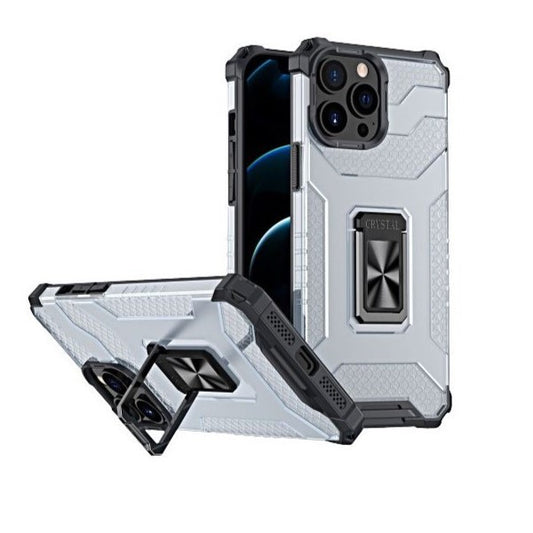 Husa de protectie Vivimall compatibila cu Apple iPhone 13 Pro Max Acrylic Armor cu suport Negru - vivimall.ro