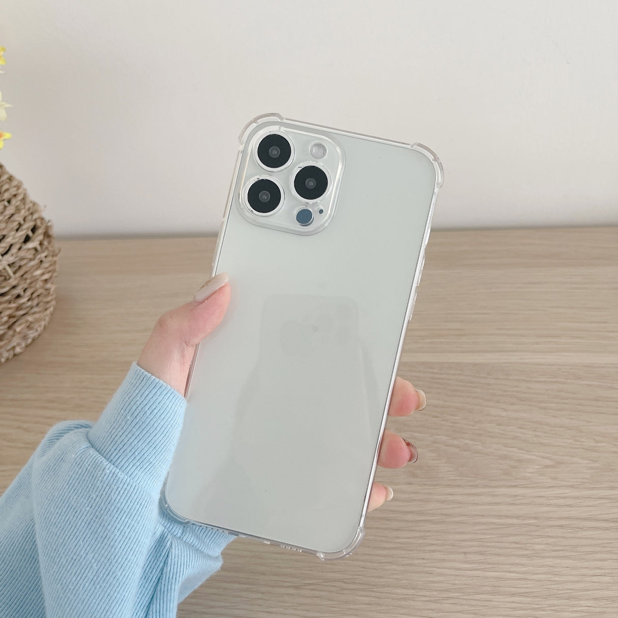 Husa de protectie Flippy compatibila cu Apple iPhone 13 Pro Tpu 1.5 mm Transparent - vivimall.ro