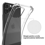 Husa de Protectie, Vivimall, Compatibila cu Apple iPhone 16 Plus, TPU Antisoc, Protectie Colturi, 1.5 mm Transparent - vivimall.ro