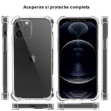 Husa de Protectie, Vivimall, Compatibila cu Apple iPhone 16, TPU Antisoc, Protectie Colturi, 1.5 mm Transparent - vivimall.ro