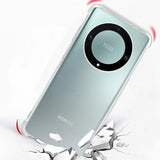 Husă Honor 70 transparentă, vedere spate, material TPU flexibil, compatibilitate perfectă model 2023