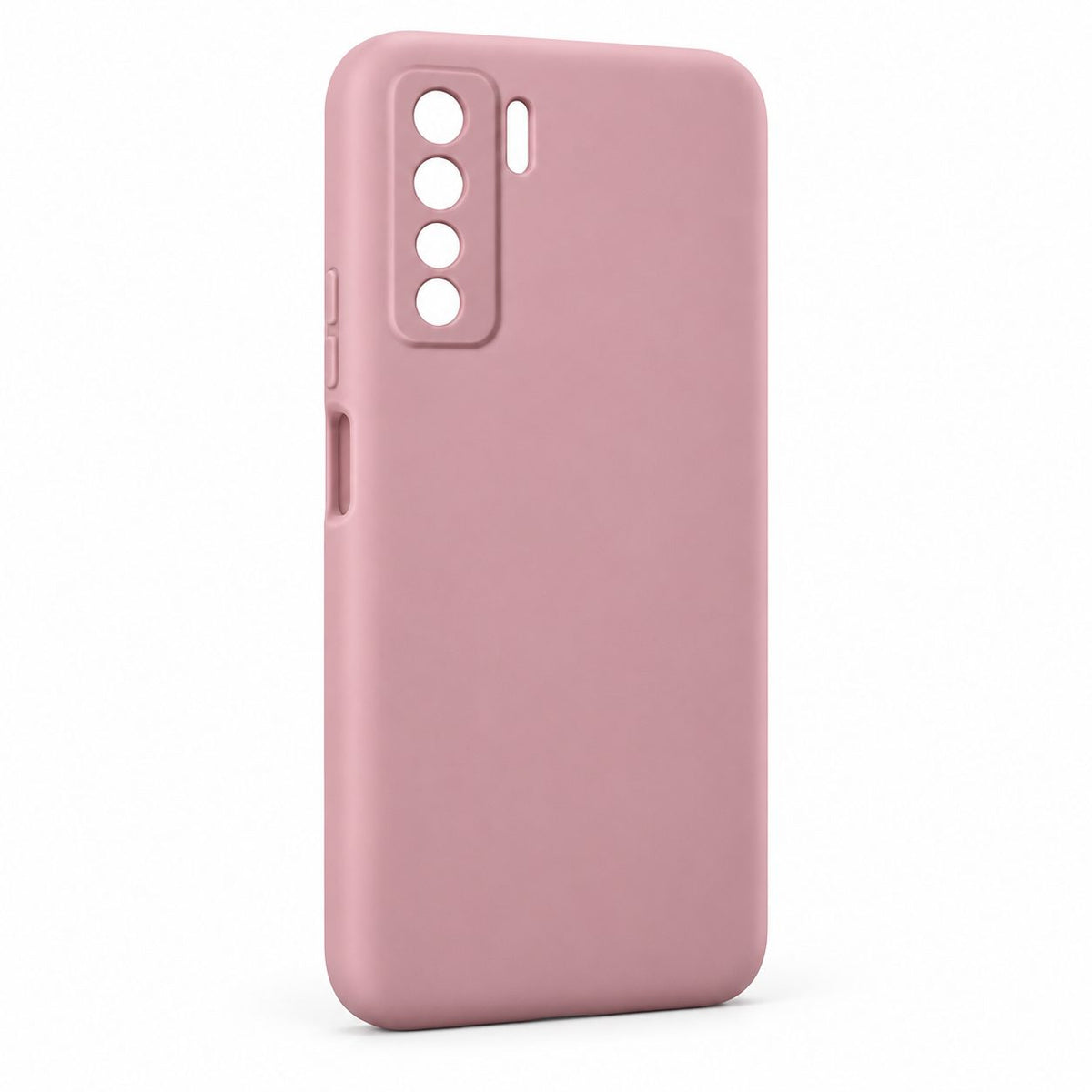 Husa protectie Vivimall compatibila cu Huawei P40 Lite 5G Liquid Silicone Case Roz