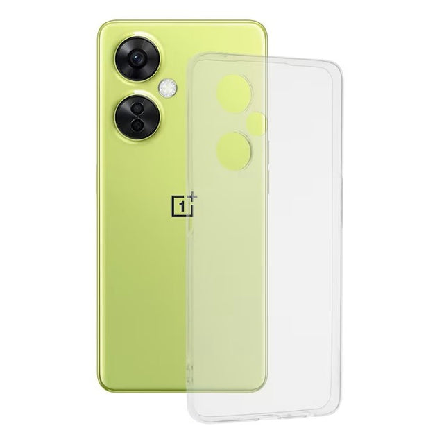 Husă TPU transparentă pentru OnePlus Nord CE3 Lite 5G, vedere frontală, protecție colțuri și spate