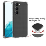 Husa de Protectie, Vivimall, Compatibila cu Samsung Galaxy A35 5G, TPU Antisoc, Protectie Colturi, 1.5 mm Transparent - vivimall.ro