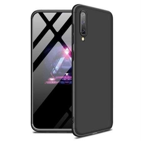 Husa de protectie Flippy compatibila cu Samsung Galaxy A50 Full Cover 360 Negru + Folie de protectie - vivimall.ro