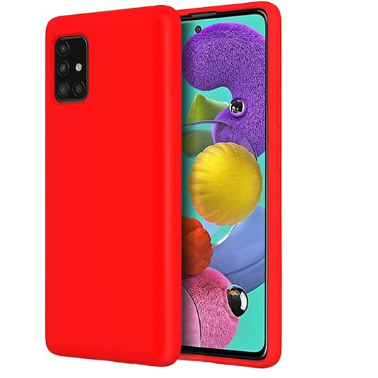 Husa de protectie Vivimall compatibila cu Samsung Galaxy S21 5G Matte Tpu Rosu - vivimall.ro