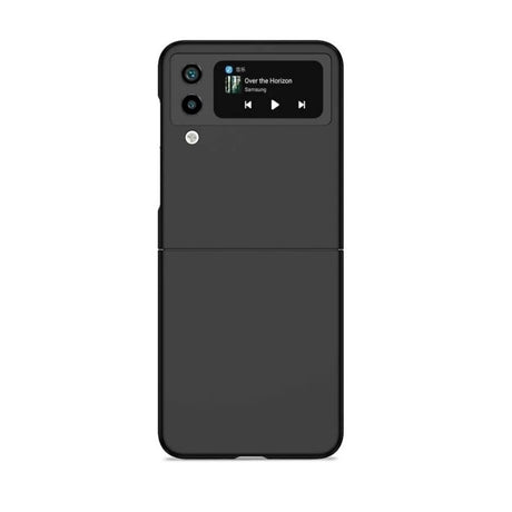 Husă Samsung Galaxy Z Flip5 MagSafe din TPU negru, vedere frontală, design slim
