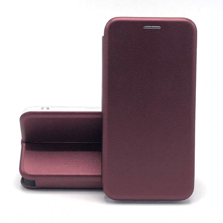 Husa de protectie Flippy compatibila cu Samsung S20 FE Magnet Book Case Bordo - vivimall.ro