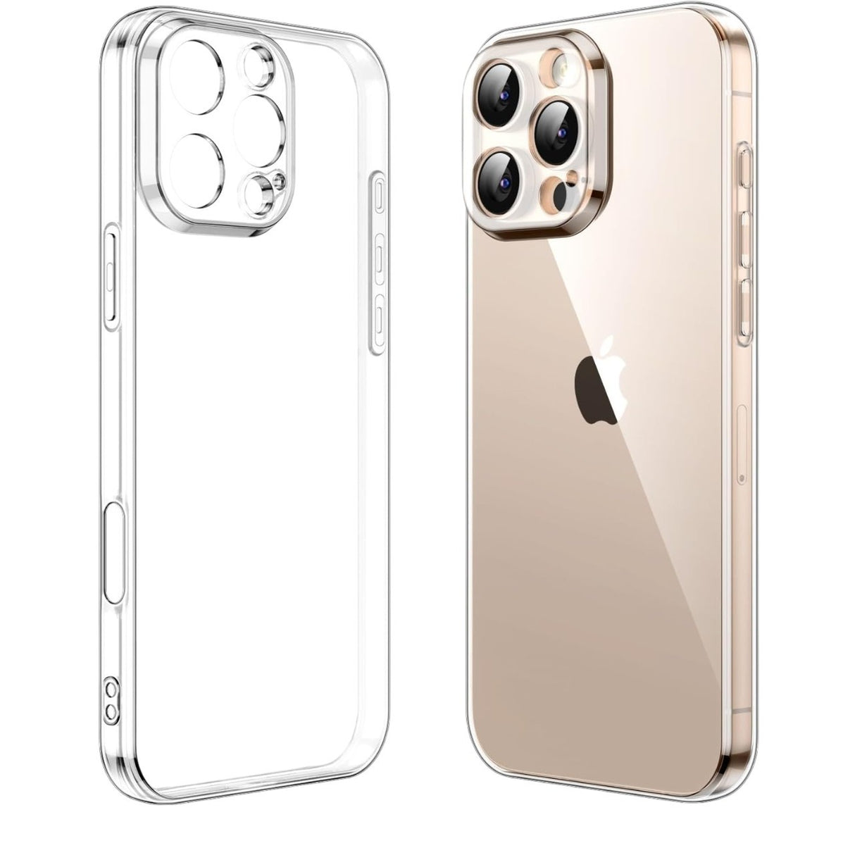 Husă Xiaomi Redmi 13C 5G din silicon TPU transparent, vedere spate cu decupaj pentru cameră