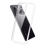 Husă TPU transparentă pentru Xiaomi Redmi Note 12 Pro 5G, vedere frontală, model slim