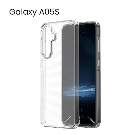 Husa de Protectie, Vivimall, Husa de Protectie pentru Samsung Galaxy A05S, tip Carcasa, subtire din Silicon TPU, 1 mm, Protect Plus, Transparenta - vivimall.ro