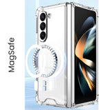 Husa pentru Samsung Galaxy Z FOLD6, Vivimall, Husa de Protectie cu Anti-Shock, Tehnologie MagSafe Magnetic, Design Ultra Subtire, Anti alunecare, TPU Acrilic, Transparent - vivimall.ro