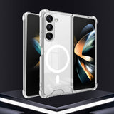 Husa pentru Samsung Galaxy Z FOLD6, Vivimall, Husa de Protectie cu Anti-Shock, Tehnologie MagSafe Magnetic, Design Ultra Subtire, Anti alunecare, TPU Acrilic, Transparent - vivimall.ro