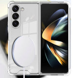 Husa pentru Samsung Galaxy Z FOLD6, Vivimall, Husa de Protectie cu Anti-Shock, Tehnologie MagSafe Magnetic, Design Ultra Subtire, Anti alunecare, TPU Acrilic, Transparent - vivimall.ro