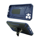 Husa de protectie Flippy pentru Apple iPhone 11 Pro Max Defender Sergeant Brave cu suport, Albastru inchis - vivimall.ro