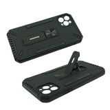 Husa de protectie Flippy pentru Apple iPhone 11 Pro Max Defender Sergeant Brave cu suport, Negru - vivimall.ro