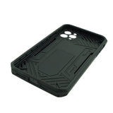Husa de protectie Flippy pentru Apple iPhone 12 Defender Sergeant Brave cu suport, Negru - vivimall.ro