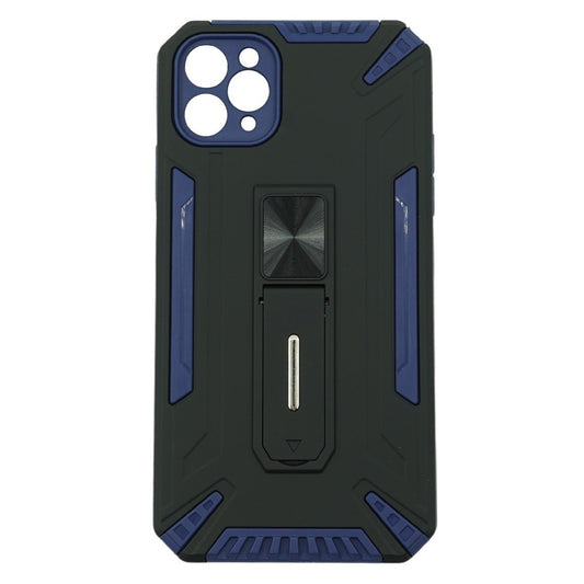 Husa de protectie Vivimall pentru Apple iPhone 12 Mini Defender Model 4 cu suport, Albastru inchis - vivimall.ro