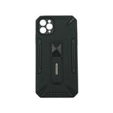 Husa de protectie Flippy pentru Apple iPhone 12 Mini Defender Model 4 cu suport, Negru - vivimall.ro