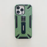 Husa de protectie Flippy pentru Apple iPhone 13 Mini Defender Sergeant Brave cu suport,Verde - vivimall.ro