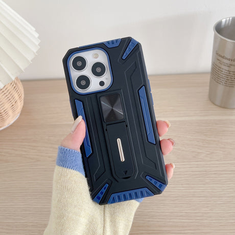 Husa de protectie Flippy pentru Apple iPhone 13 Pro Defender Sergeant Brave cu suport,Albastru - vivimall.ro