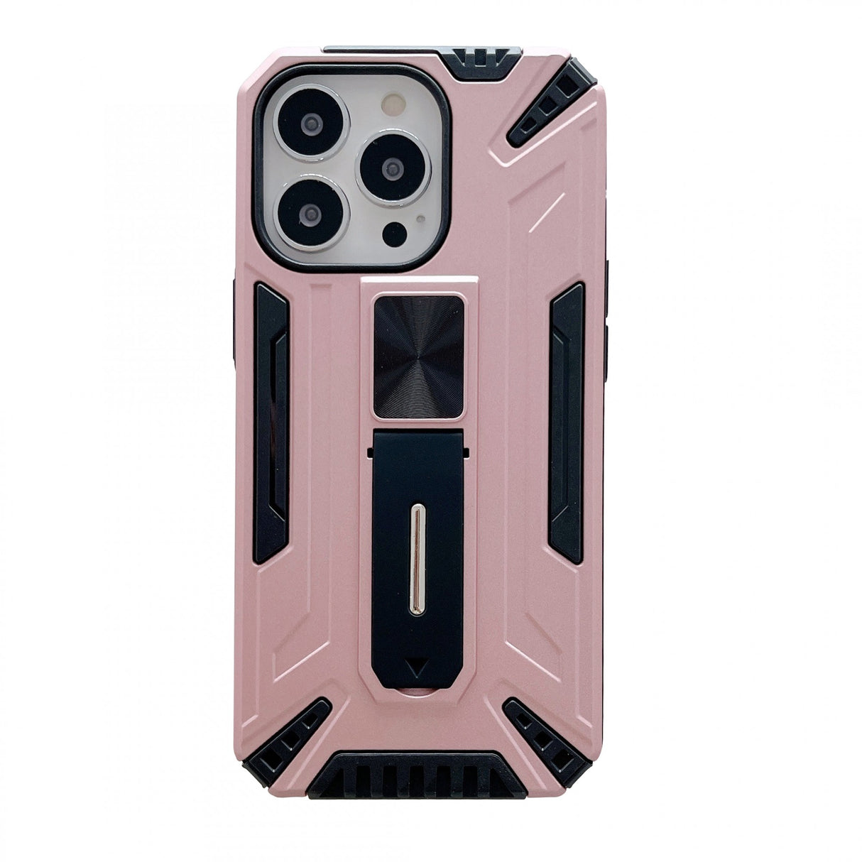 Husa de protectie Flippy pentru Apple iPhone 13 Pro Max Defender Sergeant Brave cu suport,Roz Auriu - vivimall.ro