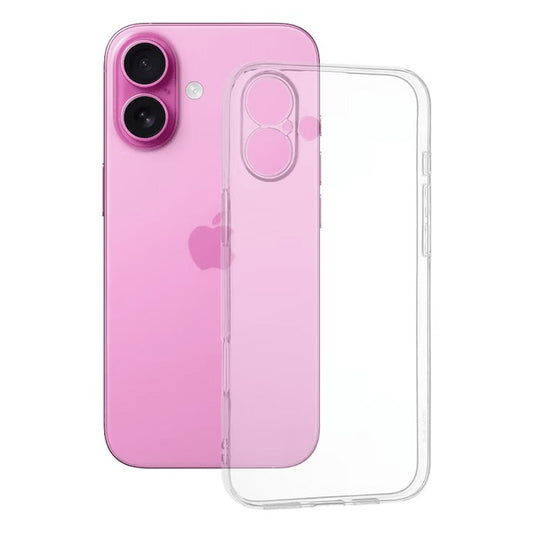 Husa de Protectie, Vivimall, pentru Apple iPhone 16 Plus, TPU Protect Plus, cu Dust Plug, Transparent - vivimall.ro