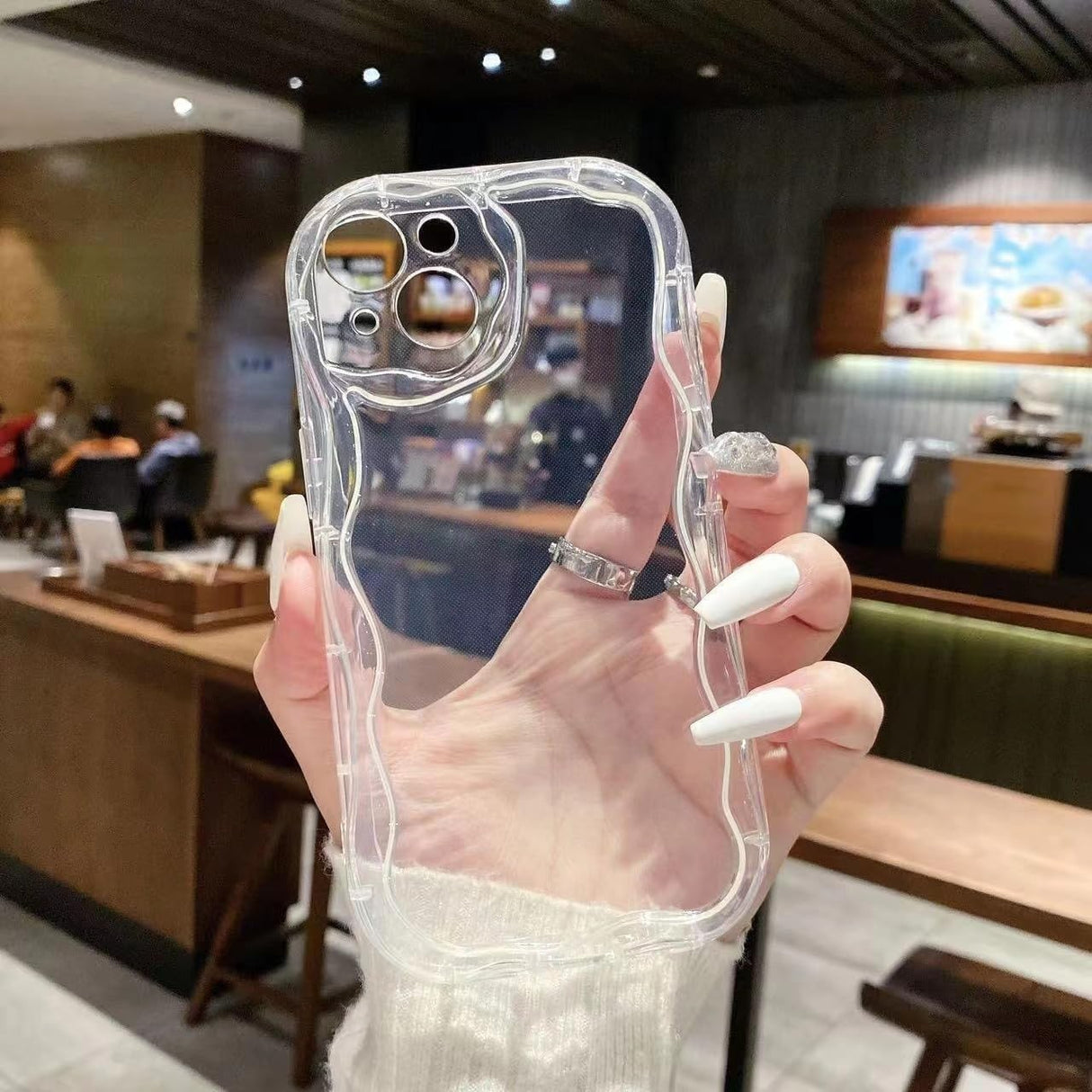 Husa de Protectie, Vivimall, Husa pentru Apple iPhone 16 Pro Max, Model Atipic din Silicon, Antisoc, Rezistenta la Impact, Protectie Camera, Transparenta - vivimall.ro
