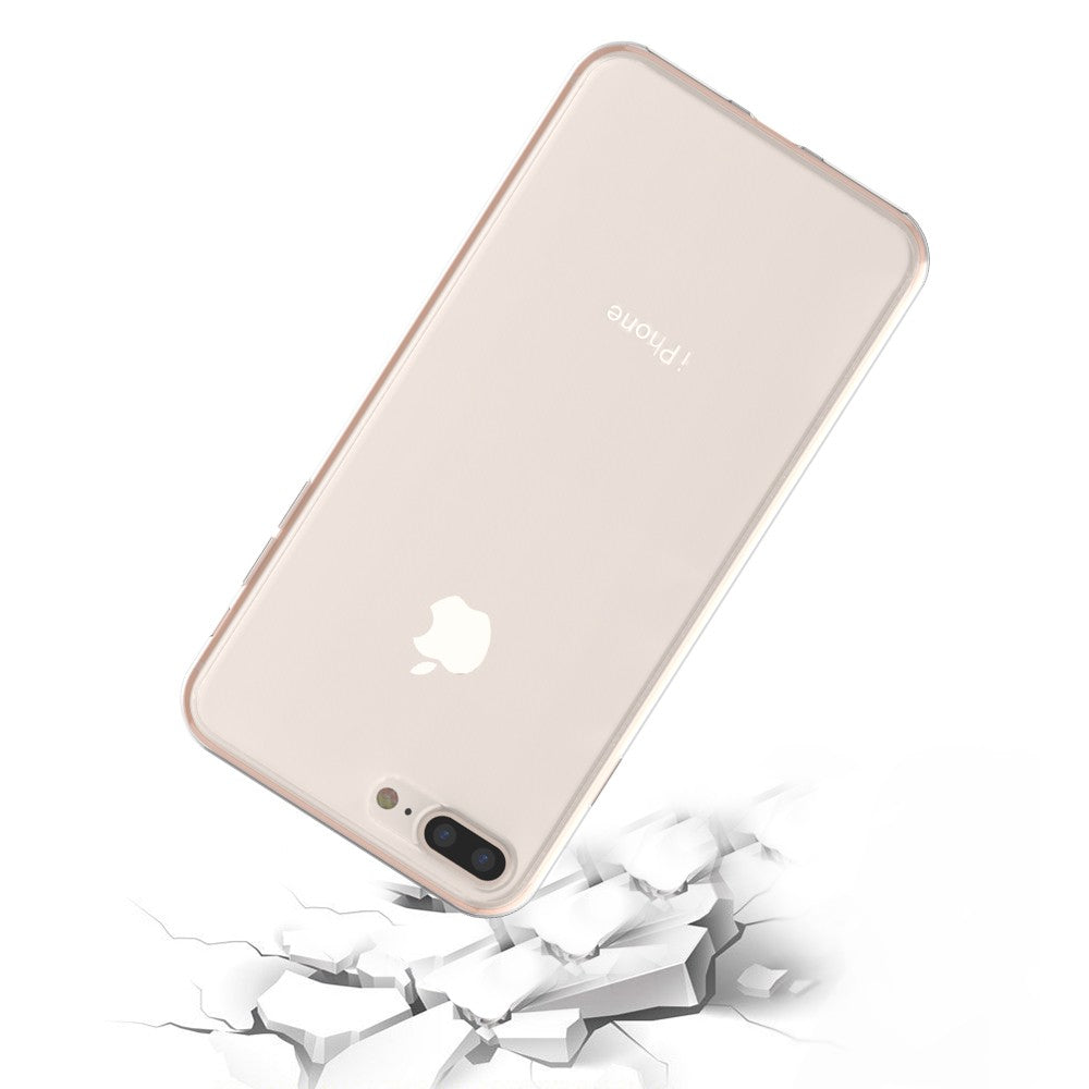 Husa de protectie Flippy® pentru Apple iPhone 7 Plus Full Tpu 360 V2 Transparent - vivimall.ro