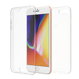 Husa de protectie Flippy® pentru Apple iPhone 7 Plus Full Tpu 360 V2 Transparent - vivimall.ro
