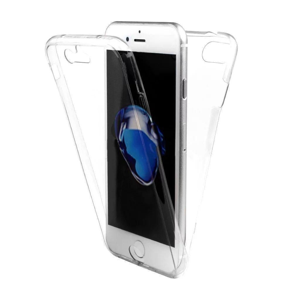 Husa de protectie Flippy® pentru Apple iPhone 8 Full Tpu 360 V2 Transparent - vivimall.ro
