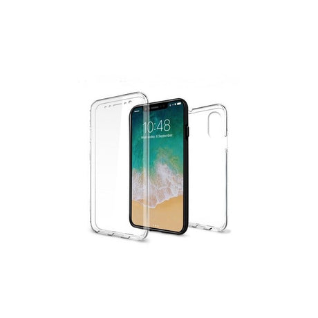 Husa de protectie Flippy® pentru Apple iPhone X Full Tpu 360 V2 Transparent - vivimall.ro