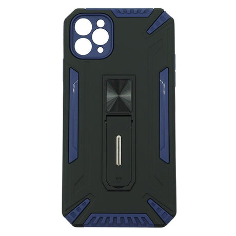 Husa de protectie Flippy pentru Apple iPhone XR Defender Sergeant Brave cu suport, Albastru inchis - vivimall.ro