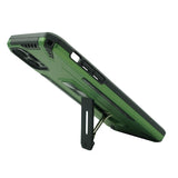 Husa de protectie Flippy pentru Apple iPhone XR Defender Sergeant Brave cu suport, Verde deschis - vivimall.ro