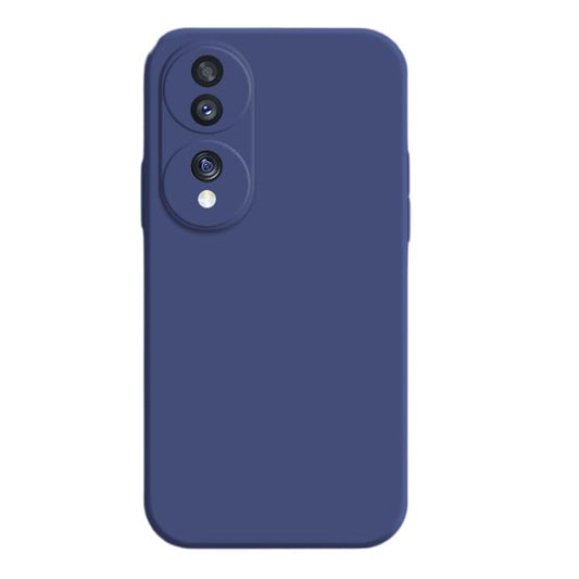 Husa de Protectie, Vivimall, pentru Honor 70, Liquid Silicone, cu Microfibra pe Interior, Protectie Antisoc, Compatibil Incarcare Wireless, Albastru - vivimall.ro