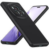 Husă Honor Magic 6 Pro negru, vedere laterală, colțuri întărite protecție antisoc