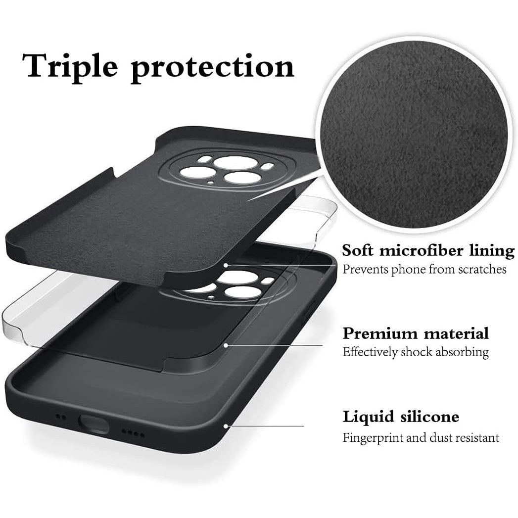 Husă Honor Magic 6 Pro aplicată pe telefon, decupaje precise pentru cameră și butoane