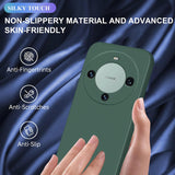 Husă Huawei Mate 60 Pro silicon lichid verde, imagine lifestyle utilizare zilnică
