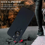 Margini ridicate husă Liquid Silicone Huawei P60 Pro, protecție ecran și modul camera foto