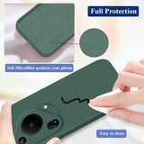 Husa de Protectie, Flippy, pentru Huawei Pura 70, Liquid Silicone, cu Microfibra pe Interior, Protectie Antisoc, Compatibil Incarcare Wireless, Verde - vivimall.ro