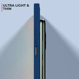 Husa de Protectie, Vivimall, pentru Huawei Pura 70 Pro, Liquid Silicone, cu Microfibra pe Interior, Protectie Antisoc, Compatibil Incarcare Wireless, Albastru - vivimall.ro